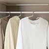 SHIMOYAMA Non-Slip Metal Clothes Hangers - 5 Pack, Space-Saving Short