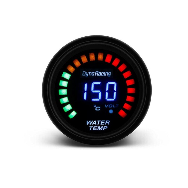 2'' 52mm Universal Car Digital & Analog LED Water Temp