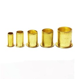 Pine Needle Coiling Tool - Set of 5 - Basket Weaving Gauge (Brass)