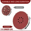 9 inch Sanding Discs 80 Grit 8 Holes Hook and