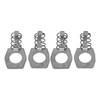 4 Pieces Water Heater Cam Lock Stainless Steel Door Cover