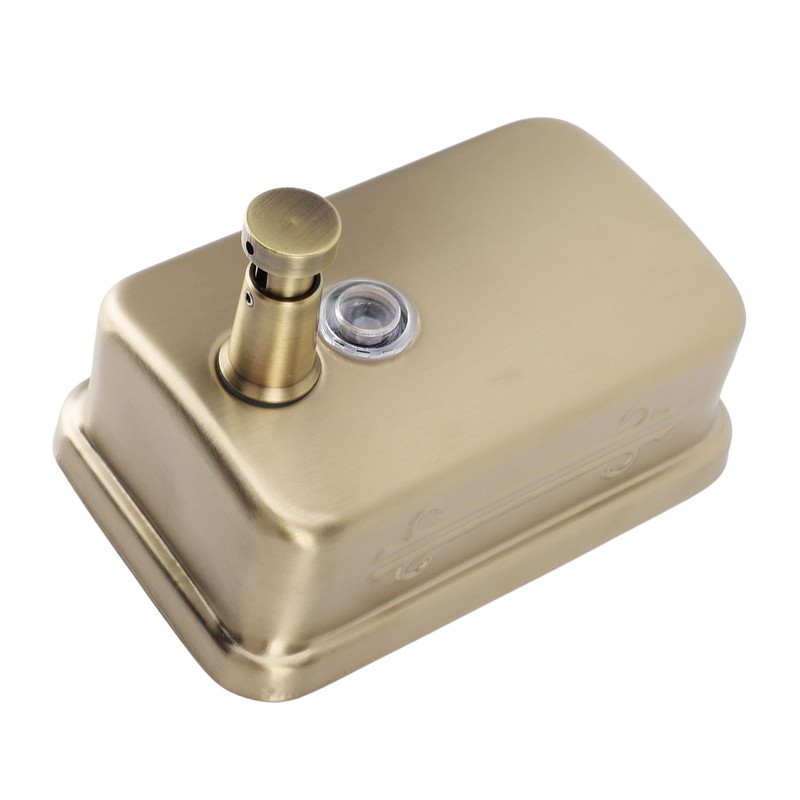 Wall Mount Commercial Soap Dispenser Large Capacity Leakproof Manual Stainless