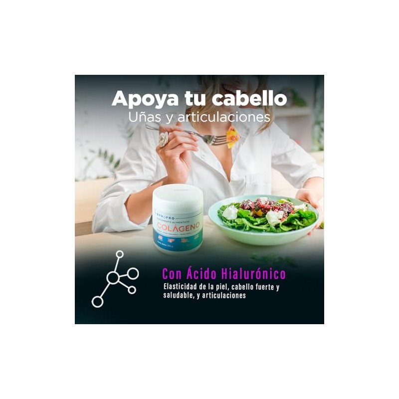 Bpn Pro Colágeno Hidrolizado Polvo Por Toma Vitaminas Ácido Fólico