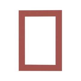 24x36 Mat Bevel Cut for 20x30 Photos - Acid Free Brick Red Precut Matboard - For Pictures, Photos, Framing - 4-ply Thickness
