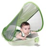 Mambobaby Baby Pool Float with Canopy, Non-Inflatable Infant Swimming Float,