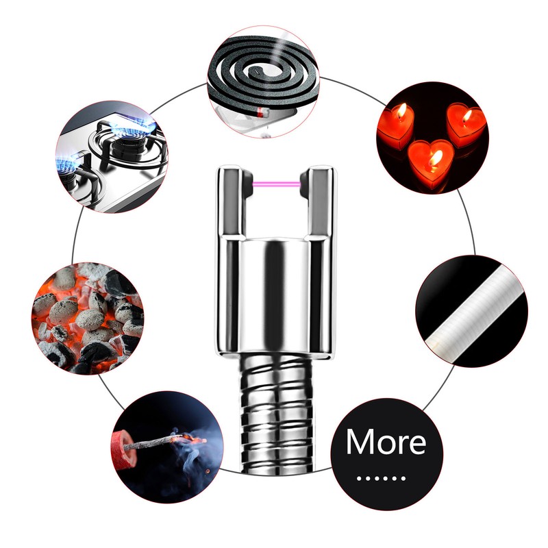 Electric Rechargeable Lighter Flexible Arc Touch Sensing Pluse Lighter with