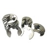 200Pcs 10 Size 304 Stainless Steel E-Clip Retaining Snap Opening
