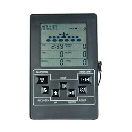 rockible Home Rowing Machine Monitor Adjustable Durable Odometer Automatic Replacement Parts Speedometer Counter for Home Fitness Riding Bike Device