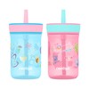 Contigo Leighton Kids Plastic Water Bottles Spill-Proof Tumblers with Straw