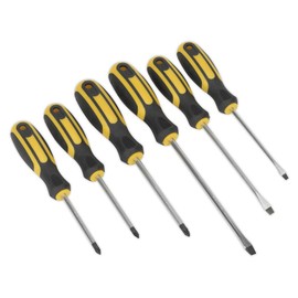 Sealey S0615 Soft Grip Screwdriver Set, 6 Pieces