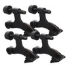 TEHAUX Cushioned Bumper Door Hinge Stopper Zinc Alloy Door Top