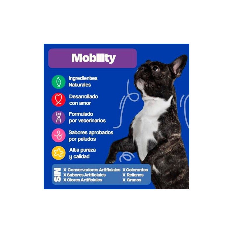 Dogelthy Mobility Suplemento Condroprotector en Polvo para Perro