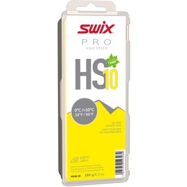 SWIX(スウィックス) HS10 Yellow HS10-18 Racing Wax Training Wax 180g 0~+10C PRO High Speed HS Snowboard Skiing Winter Sports Maintenance Winter Alpine Snowy Mountain
