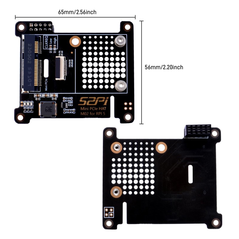 GeeekPi PCIe Express to Mini PCIe HAT M02 for Raspberry