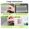 Celsisignis Acrylic Straw Holder for Cabinet, Straws Storage Container for