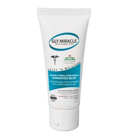 GLY MIRACLE Skin Humectant Lightly Scented Deep, Nourishing Hydration for Dry, Cracked, Irritated Skin; Hands, Cuticles, Feet, Non- Greasy 2 Ounce Tube