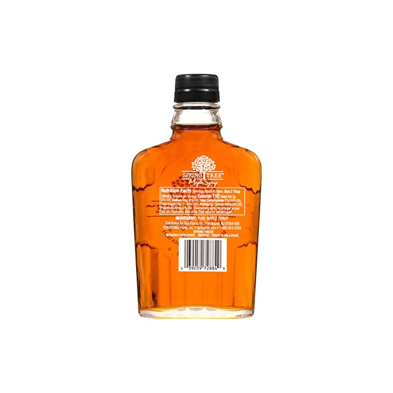 Spring Tree Pure Maple Syrup Bottle, 8.5 Fl Oz