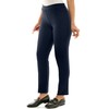 Zac & Rachel Women's Pull-On Ankle Pants with Band, Navy