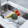 Dish Drying Rack Multipurpose Large Capacity Retractable 304 Stainless Steel