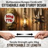 MTE 8Pack Bungee Cords With Hooks, 35KG Max Load Bungee
