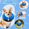 Inflatable Dog Collar Protective Inflatable Collar with Quick Release and