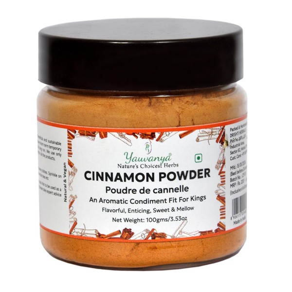Yauvanya Cinnamon Powder - 100 gms | Vegan | 100%