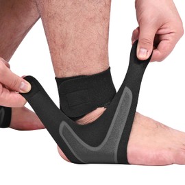 Faletony 1 Pair Ankle Brace Elastic Ankle Bandage Foot Bandage for Men and Women Ankle Protection, Stabilised and Supported, Sports Ankle Bandage