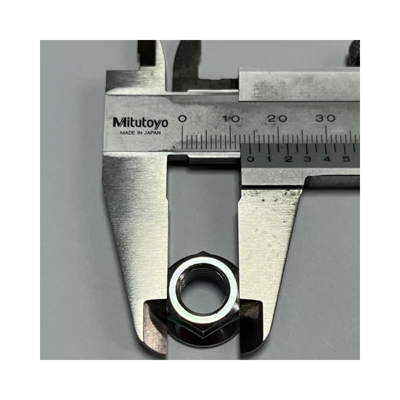 M10 P=1.25 (Fine Pitch) Flange Nut No Serate / Trivalent