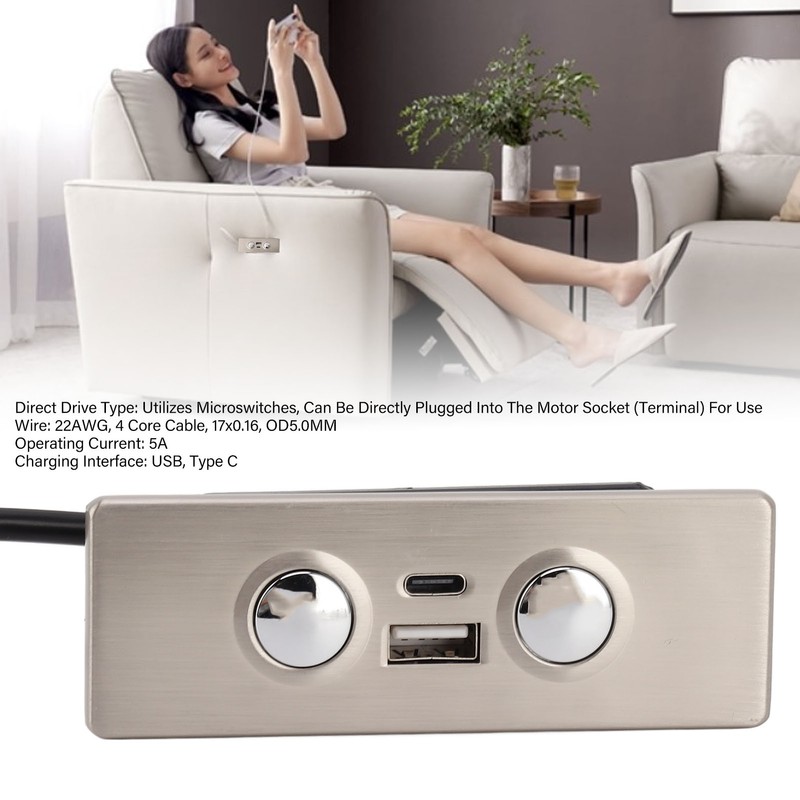 5 Pin Lift Chair Power Recliner Hand Control Electric Sofa