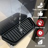 KindGa - Bandeja colectora de goteo para refrigerador, bandeja protectora