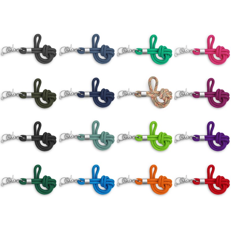 Dinalu Key Ring with Lanyard for Key Rings with Carabiner