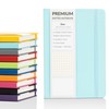 Bullet Journal A5 Dotted Notebook with Faux Leather Hardback Cover
