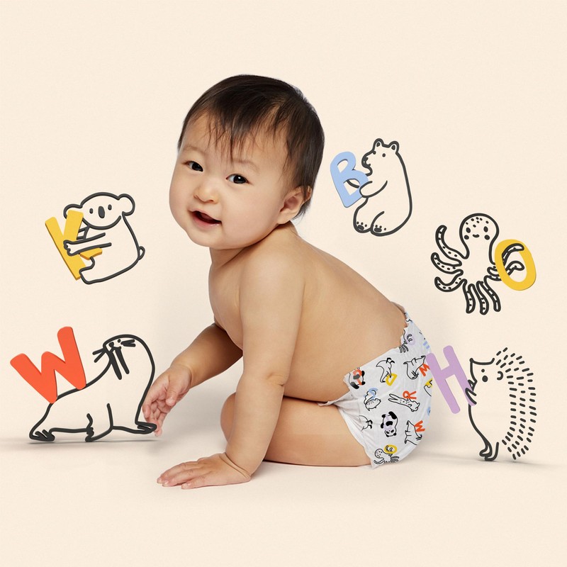 Hello Bello Premium Diapers Size 3, Capital Critters & Get