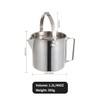 1.2L Camping Pot Stainless Steel Tea Kettle Outdoor Water Boiler