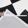 2 Pack Checkered Flags 5ft x 3ft Black and White