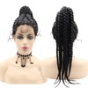 Long Black Braided Wigs for Black Women Soft 7 Box