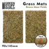 Green Stuff World - Grass mat, Brown Moor Fields