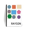 Rayson CR198M-100 Plastic Binding Combs 5/16in. 19-Ring, 40-Sheet Capacity, Colorful