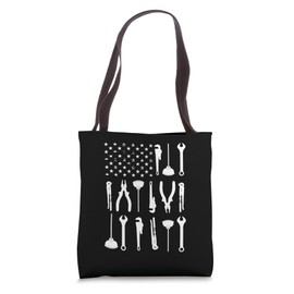 Funny Pipefitter Art For Men Women Plumber Tool Steamfitter Tote Bag