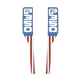 Front Fender Emblem Overlays - Compatible with 2023-2025 Ford Super Duty (American Flag, F-350)