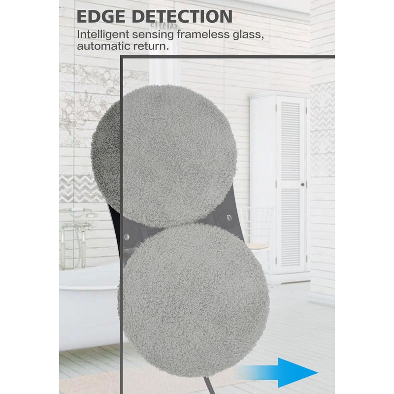KADSKAN Window Cleaning Robot, Automatic Window Cleaner with Water Spray