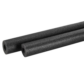 MECCANIXITY Foam Tube Sponge Protective Sleeve Black Seal Sleeve Polyethylene Pipe 13x37mm(0.5x1.45 Inch) for Pipe Insulation, Pack of 2