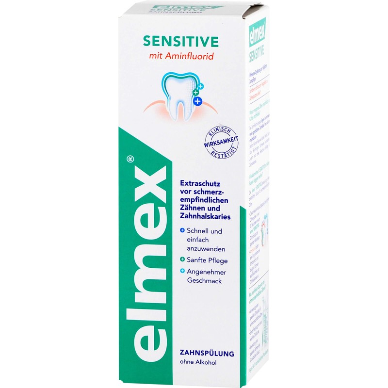 elmex SENSITIVE Zahnspülung, 400 ml