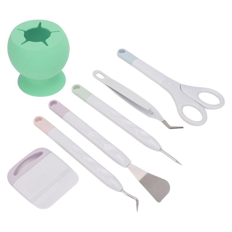 DIY Craft Tools Easy Operation Crafting Tools with Silicone Storage
