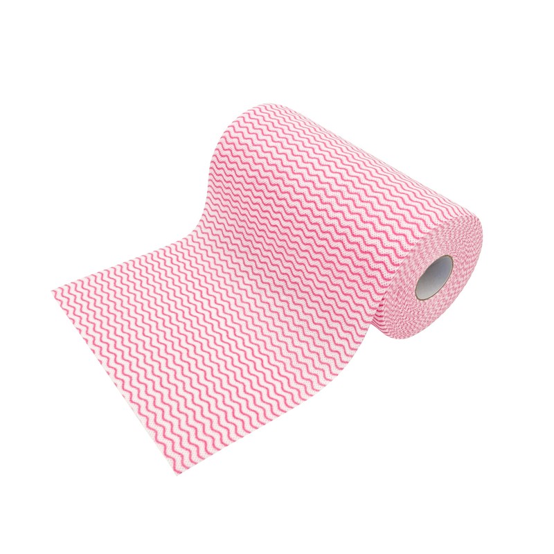 SHD009 Anti-Bacterial Counter Cloth Roll Thick, Pink, 60 Cut
