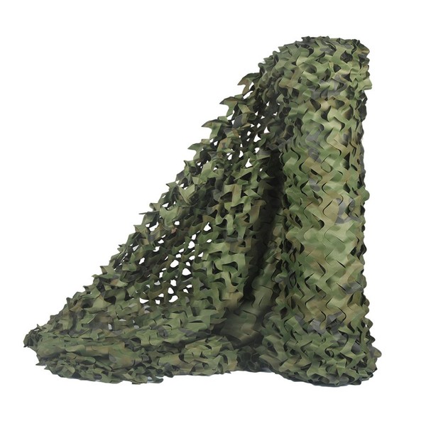 LOOGU Camouflage Net for Photography Background Decoration Hunting Blinds (Woodland, 1.5x8M=5x26.2ft)