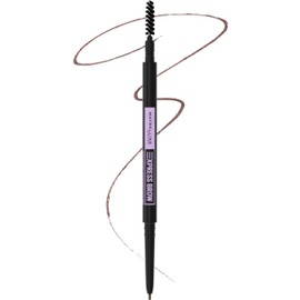 Maybelline Express Brow Ultra Slim Eyebrow Makeup, Brow Pencil with Precision Tip and Spoolie for Defined Eyebrows, Medium Brown, 1 Count