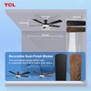 TCL Ceiling Fans with Lights, 52 Inch Low Profile Ceiling