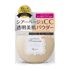 Etusse Premium CC Loose Powder BE (Sheer Beige) Face Powder 0.4 oz (11 g)