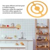 Aluminum Alloy Round Coffee Pod Holder Storage Space Saving Wall